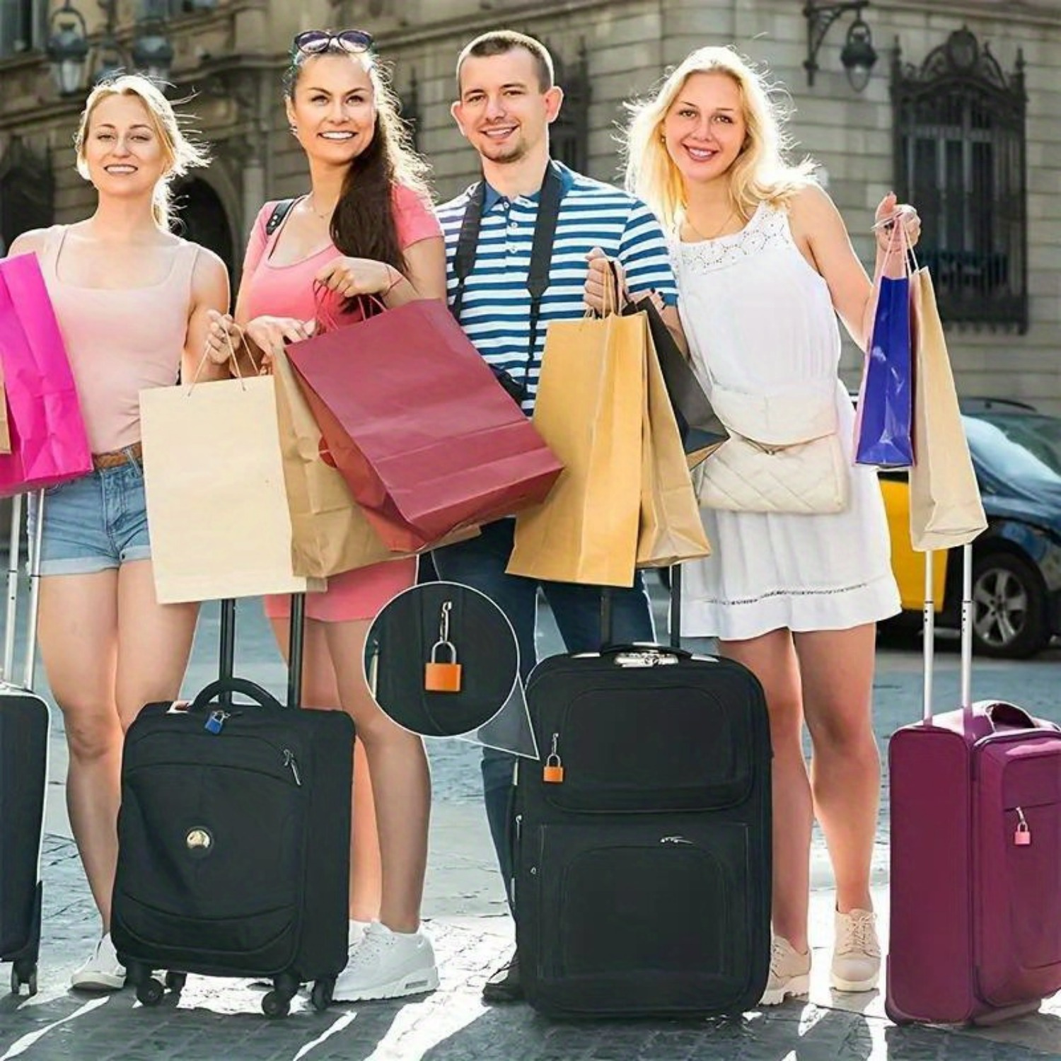 6pcs Suitcase Lock Small Stron - Travel Lock Tsa Approved avaliação e preço
