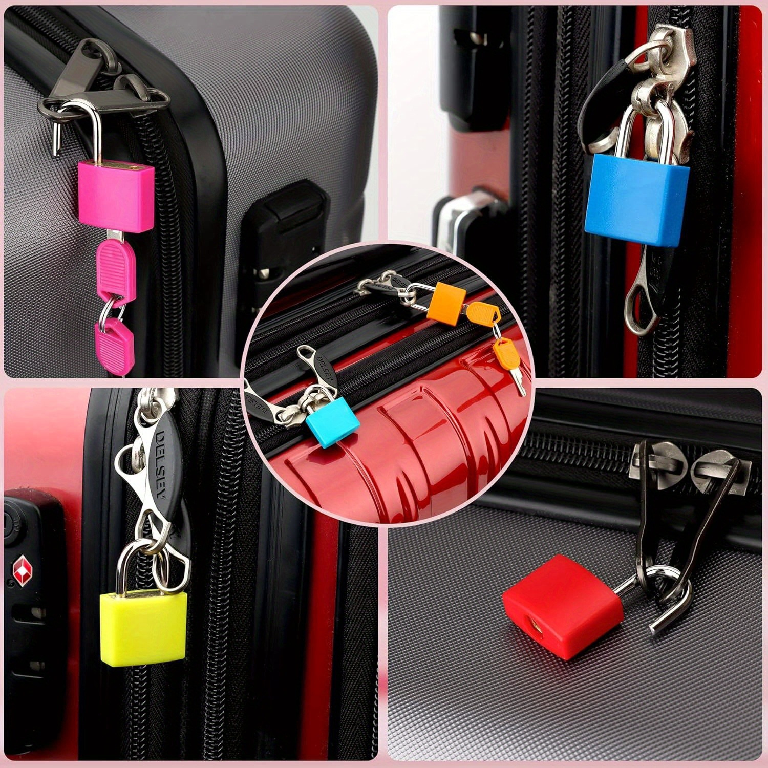 6pcs Suitcase Lock Small Stron - Travel Lock Tsa Approved avaliação e preço