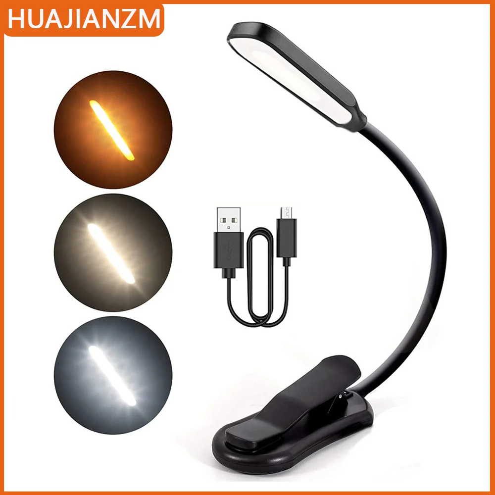 7 LED Book Light USB Rechargea - Book Light Flexible avaliação e preço