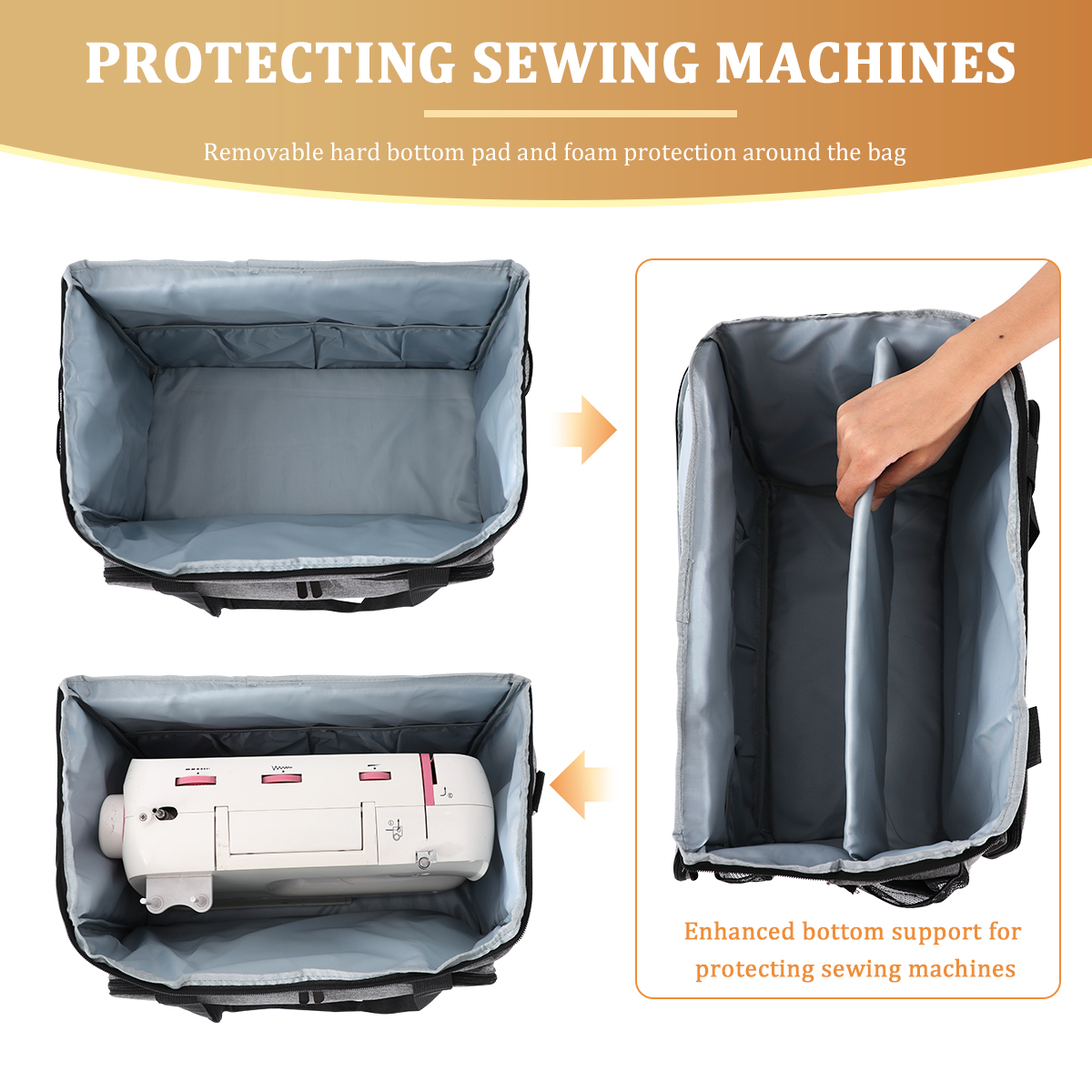 KOKNIT Sewing Machine Carrying - Travel Accessories Bag avaliação e preço