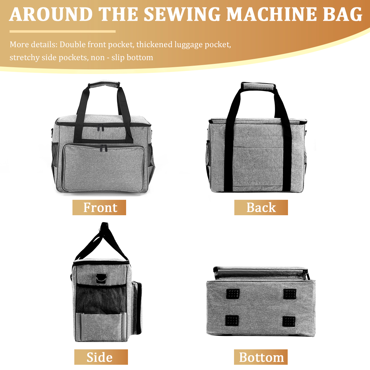 KOKNIT Sewing Machine Carrying - Travel Accessories Bag avaliação e preço