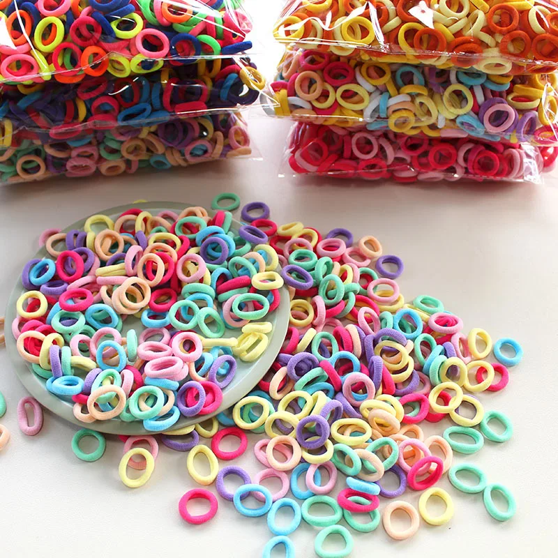 100/300/500Pcs Hair Bands for  - Travel Accessories For Girls avaliação e preço