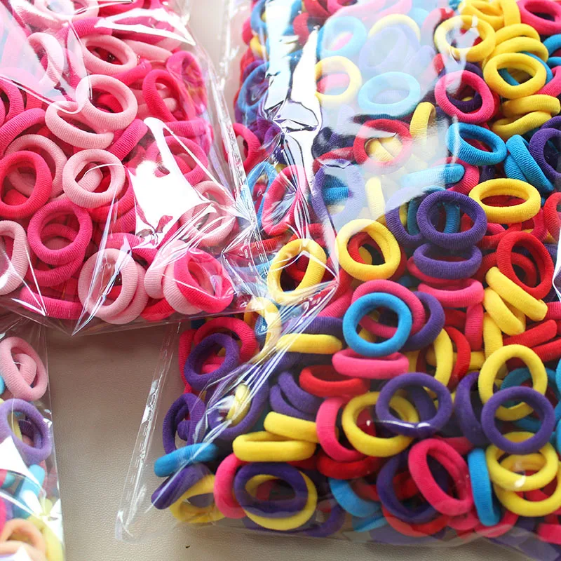 100/300/500Pcs Hair Bands for  - Travel Accessories For Girls avaliação e preço