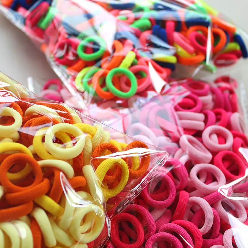 100/300/500Pcs Hair Bands for  - Travel Accessories For Girls avaliação e preço