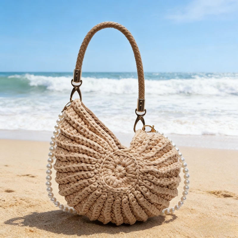 Shell Handbag, Large Capacity  - Travel Accessories Us avaliação e preço