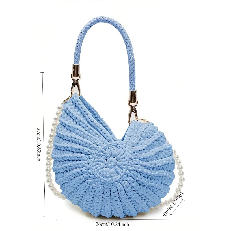 Shell Handbag, Large Capacity  - Travel Accessories Us avaliação e preço