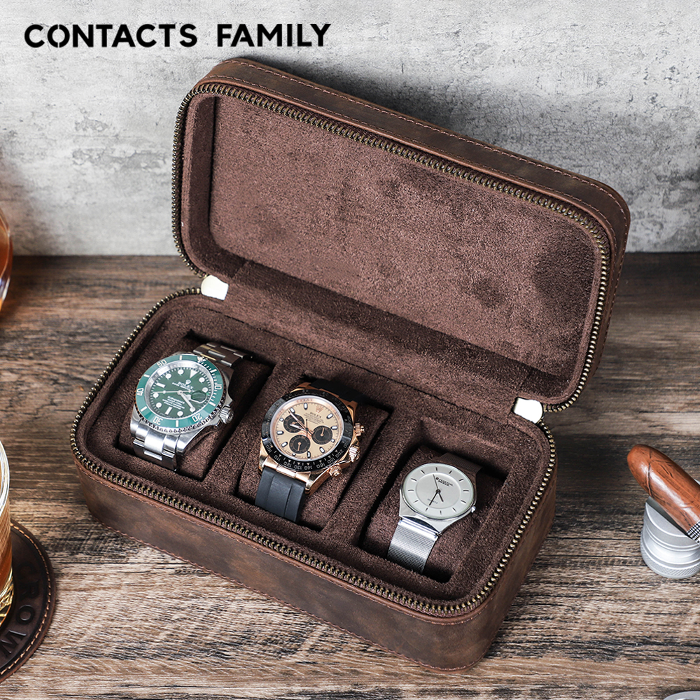 CONTACT'S FAMILY 3 Grids Genui - Travel Jewellery & Accessories Organiser avaliação e preço