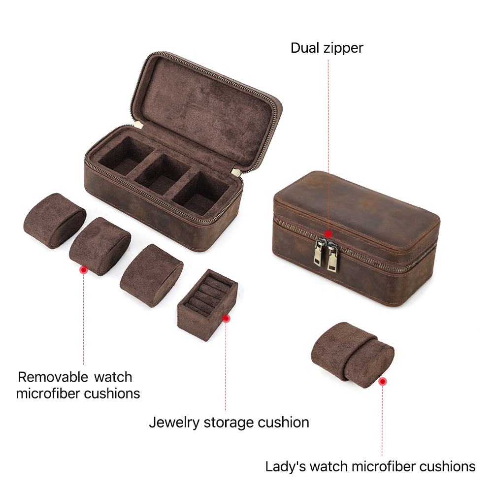 CONTACT'S FAMILY 3 Grids Genui - Travel Jewellery & Accessories Organiser avaliação e preço