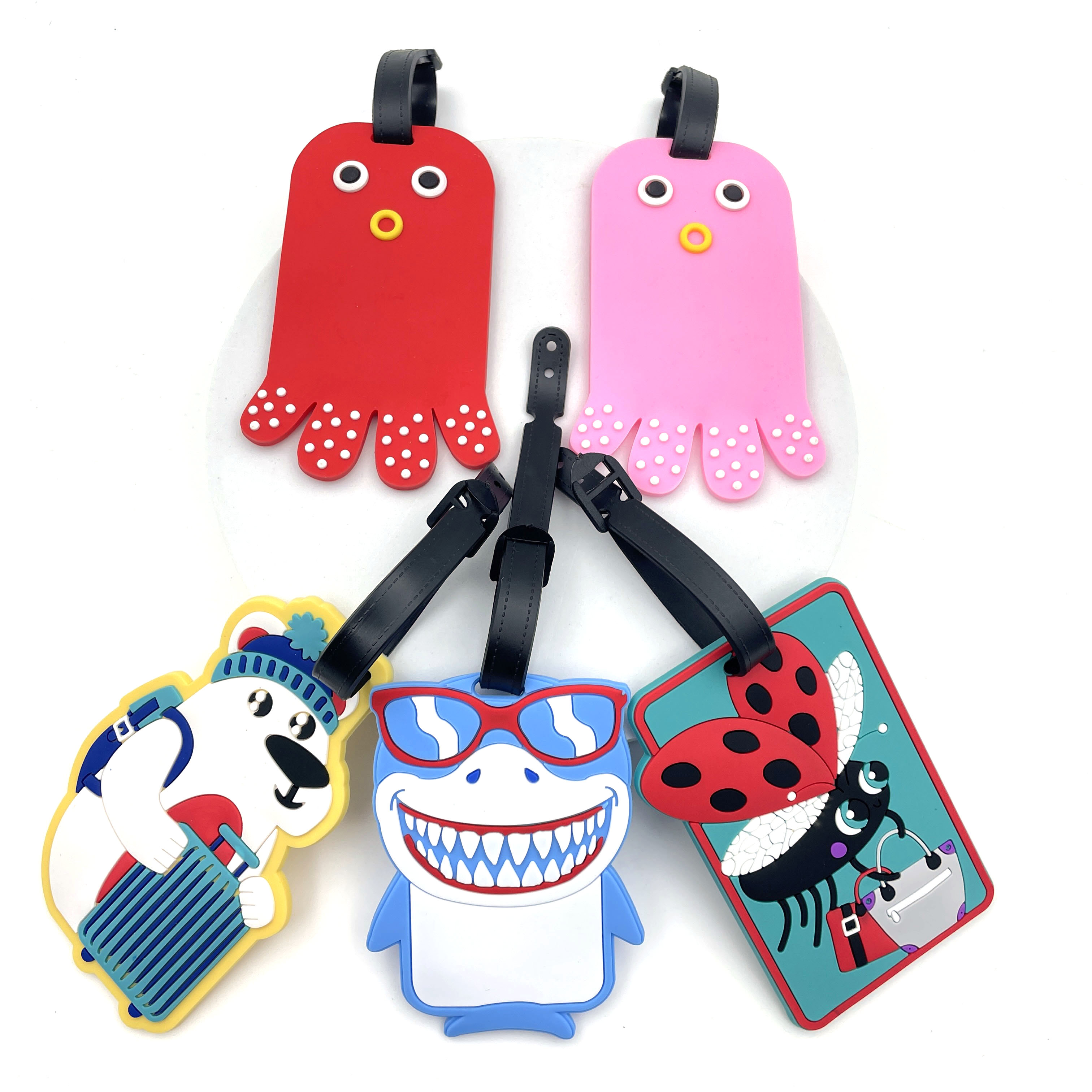 1PCS Geometric Soft Silicone L - Travel Accessories Name avaliação e preço