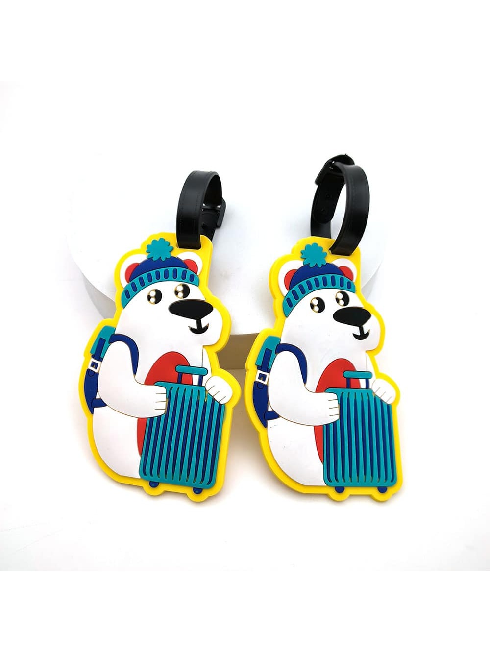 1PCS Geometric Soft Silicone L - Travel Accessories Name avaliação e preço