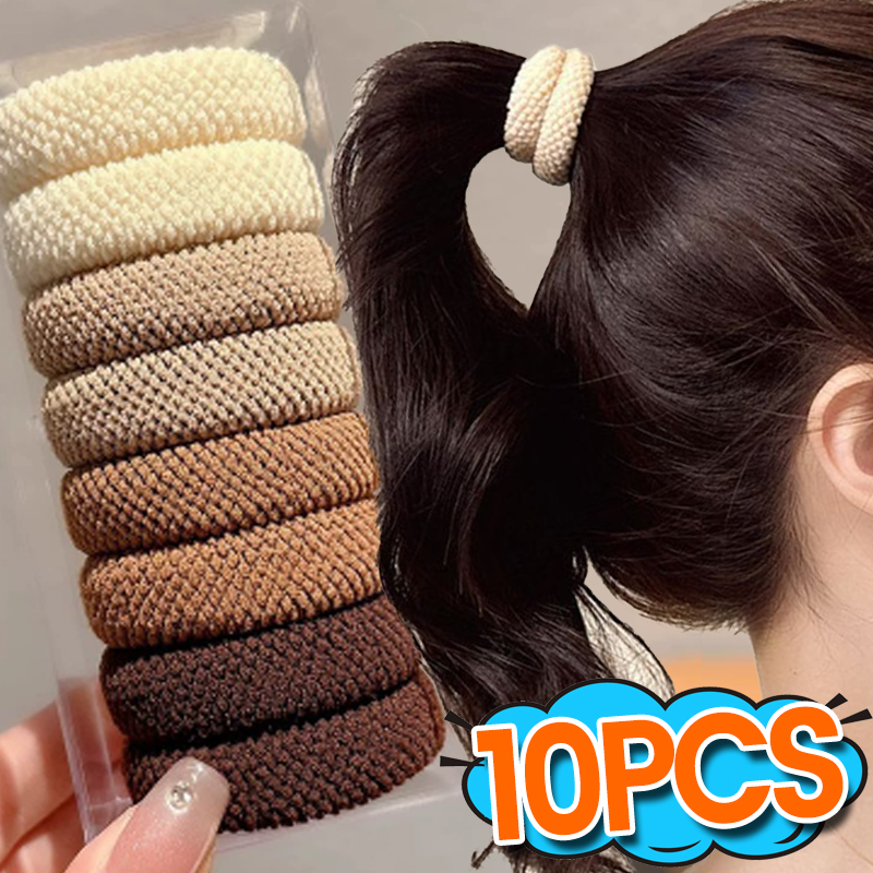 Seamless Hair Ties Thick Elast - Travel Accessories For Girls avaliação e preço