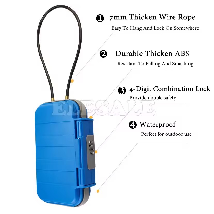 Creative Portable 4-digit Comb - Cable Lock Combination avaliação e preço
