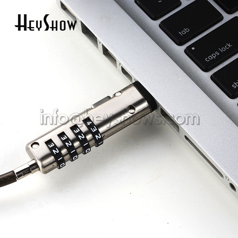 4-Digit Password Protected USB - Cable Lock Combination avaliação e preço