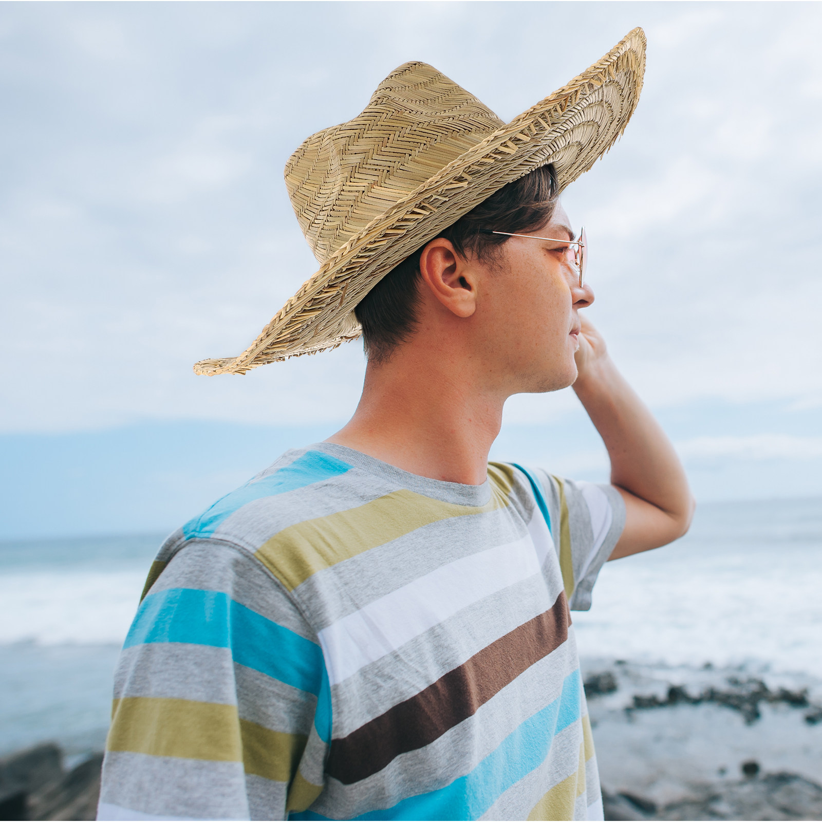 Summer Beach Hat Men Wide Brim - Travel Accessories Present avaliação e preço