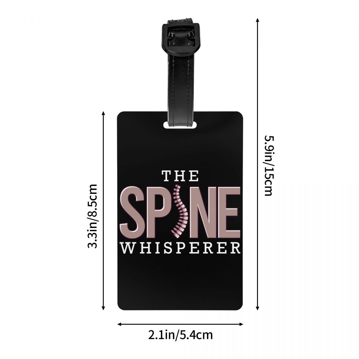 Spine Whisperer Luggage Tags S - Travel Accessories Name avaliação e preço
