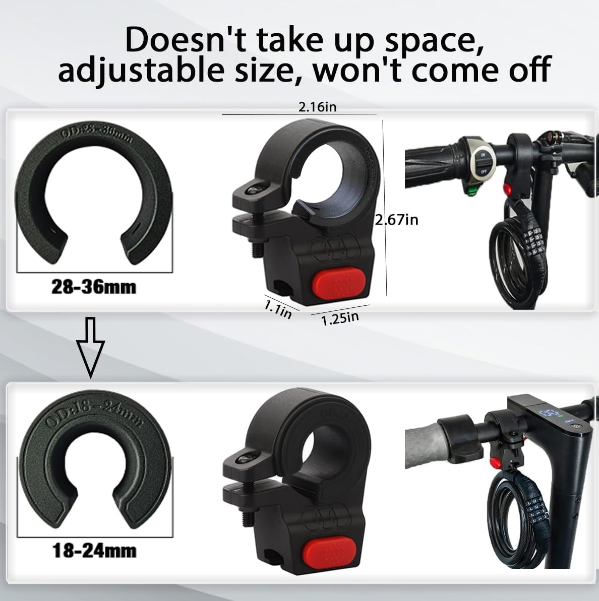 Scooter Lock with Combination  - Cable Lock Combination avaliação e preço