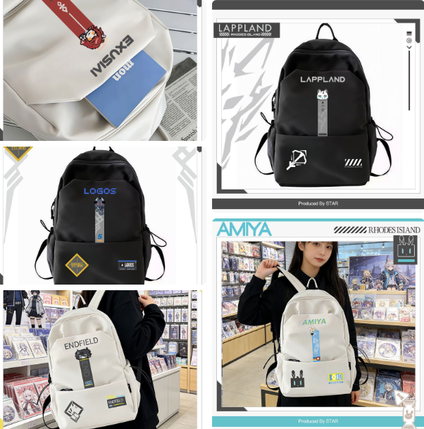 Game Arknights Cartoon Backpac - Travel Accessories Present avaliação e preço