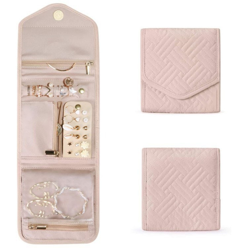 Foldable Jewellery Roll Conven - Travel Jewellery & Accessories Organiser avaliação e preço
