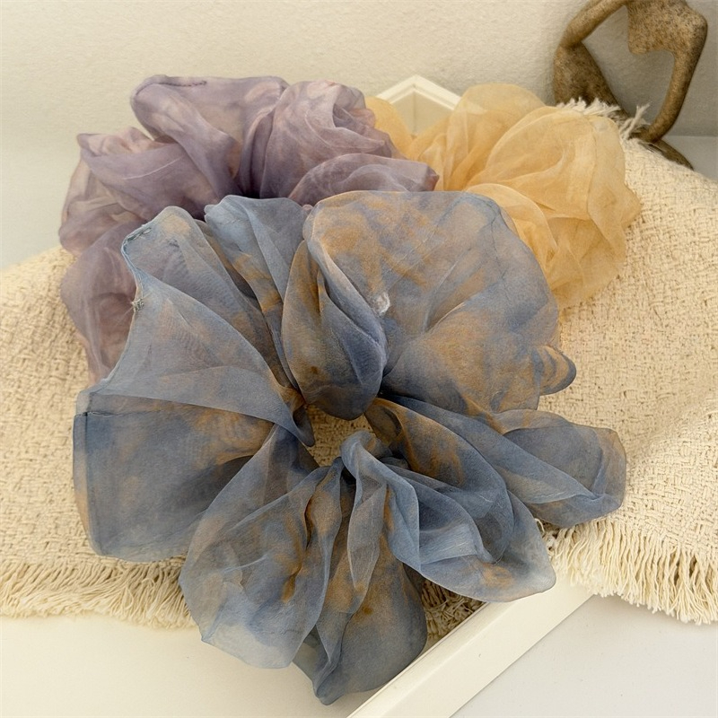 1Pc Hair Scrunchies Oversized  - Travel Accessories For Girls avaliação e preço