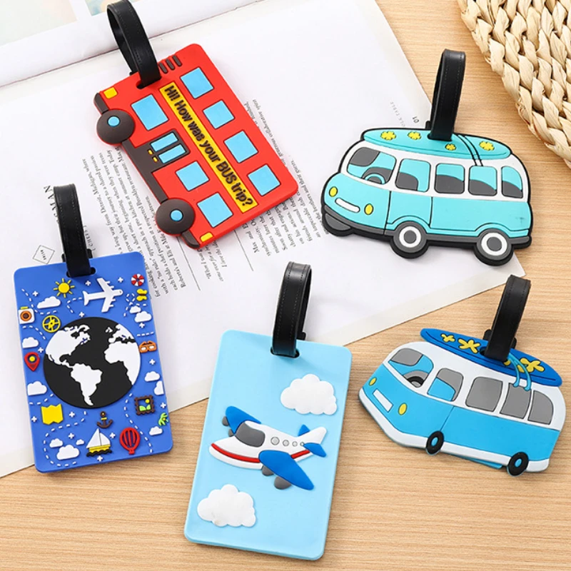 Cute Cartoon Cars PVC Silicone - Travel Accessories Name avaliação e preço