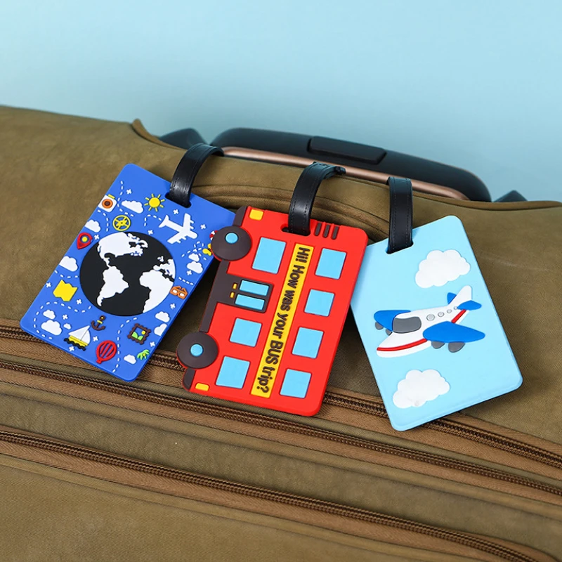 Cute Cartoon Cars PVC Silicone - Travel Accessories Name avaliação e preço