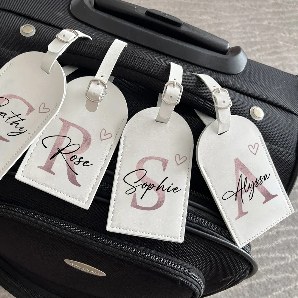Personalized PU Luggage Tag He - Travel Accessories Name avaliação e preço
