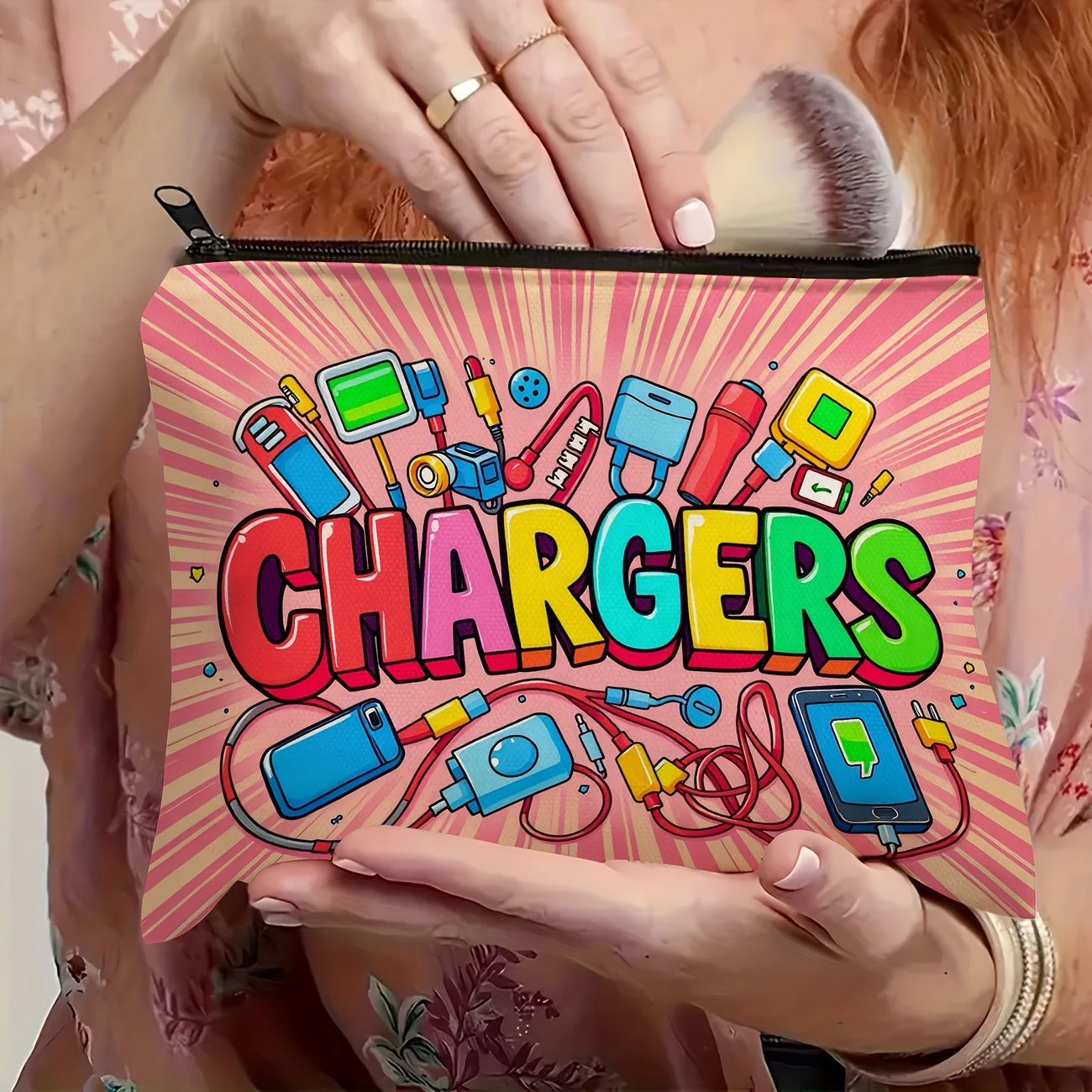 This Colorful Charger Storage  - Travel Accessories Present avaliação e preço
