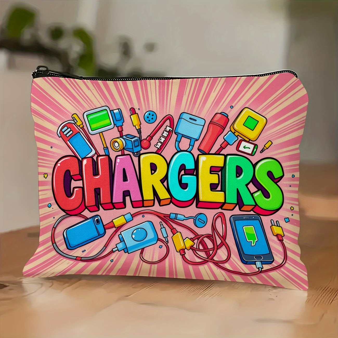 This Colorful Charger Storage  - Travel Accessories Present avaliação e preço