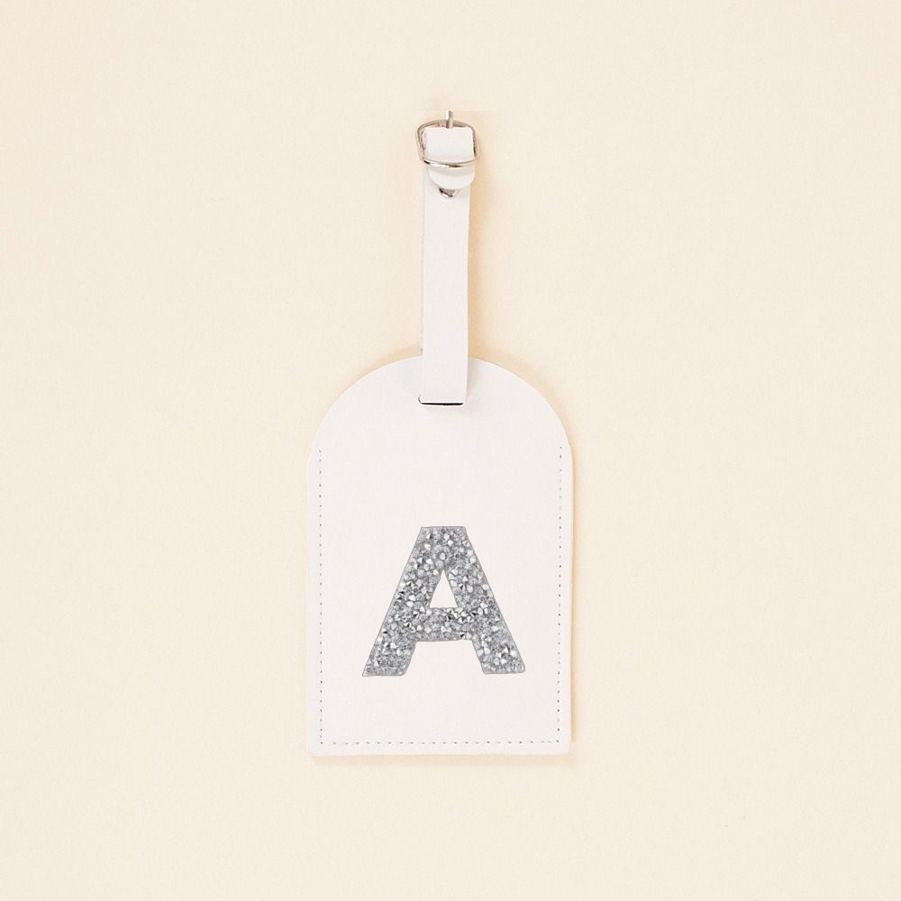 A-Z Rhinestone Monogram Leathe - Travel Accessories Name avaliação e preço