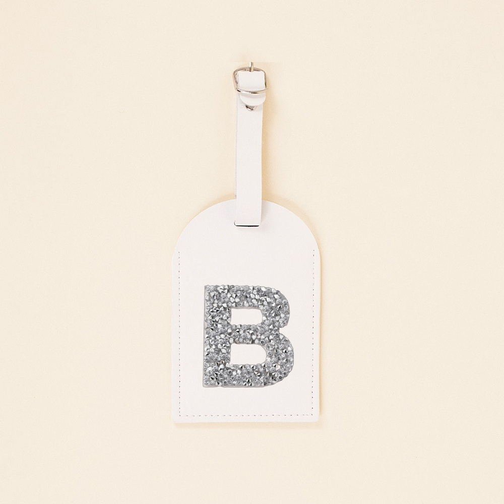 A-Z Rhinestone Monogram Leathe - Travel Accessories Name avaliação e preço