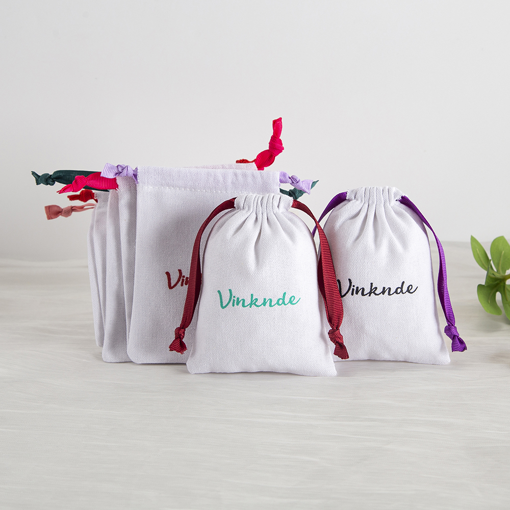 100Pcs Custom Logo Canvas Cott - Travel Jewellery & Accessories Organiser avaliação e preço