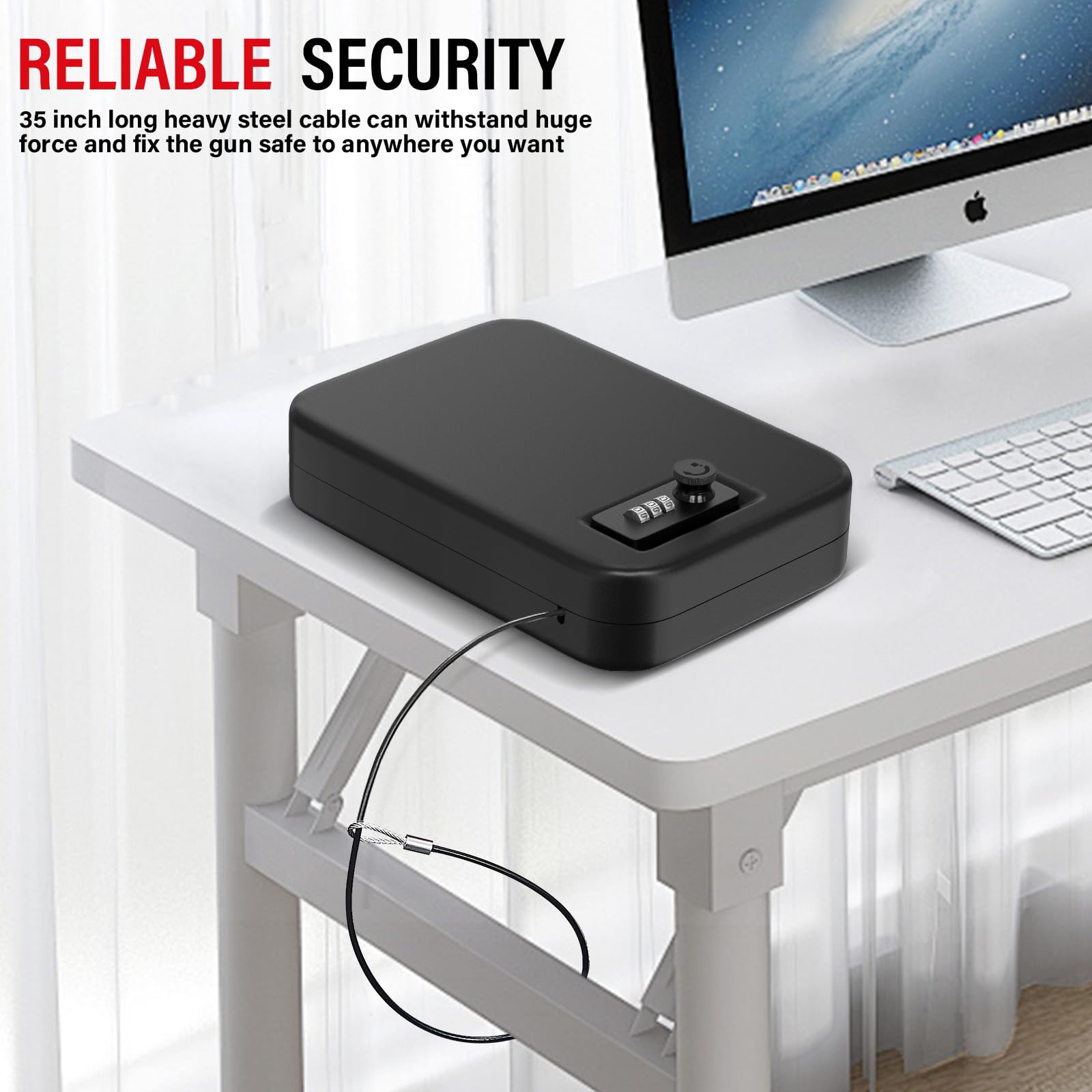 Security Safe Box Personal Saf - Cable Lock Combination avaliação e preço