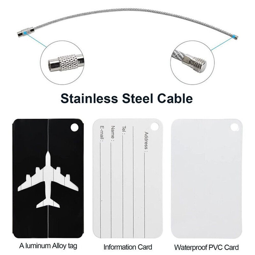 Aluminium Travel Luggage Tags  - Travel Accessories And Gadgets avaliação e preço