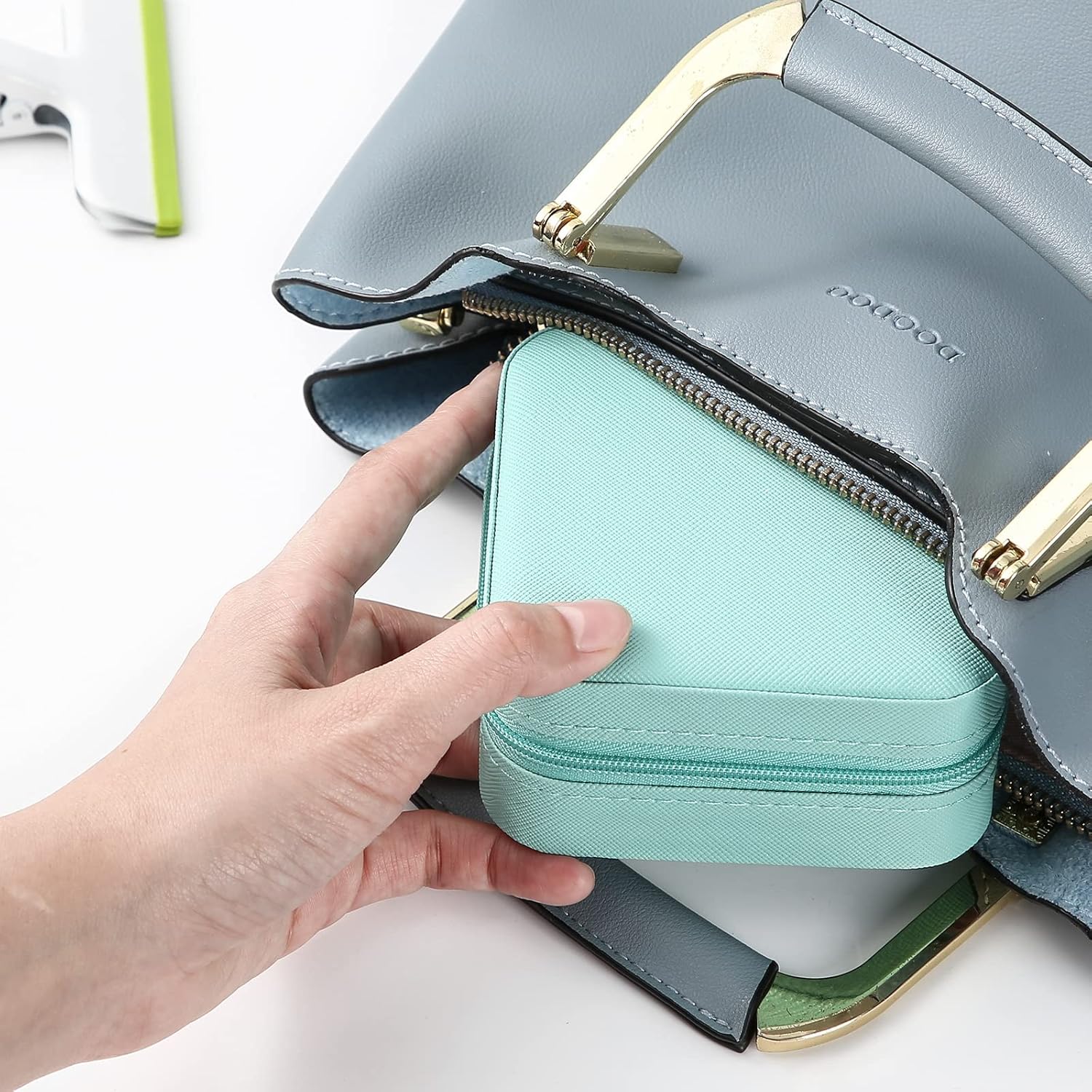 Portable Travel Mini Jewelry B - Travel Jewellery & Accessories Organiser avaliação e preço