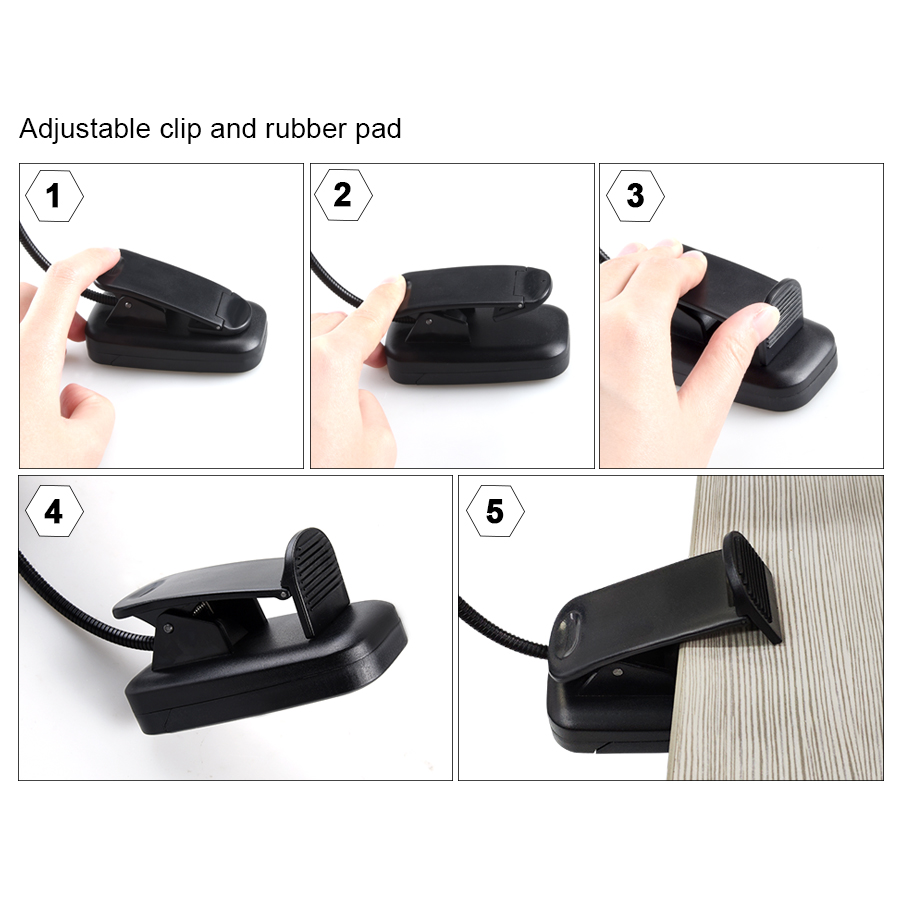 Mini Portable LED Book Light F - Book Light Flexible avaliação e preço