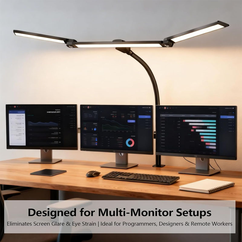 LED Desk Lamp Eye-Caring Desk  - Book Light Flexible avaliação e preço