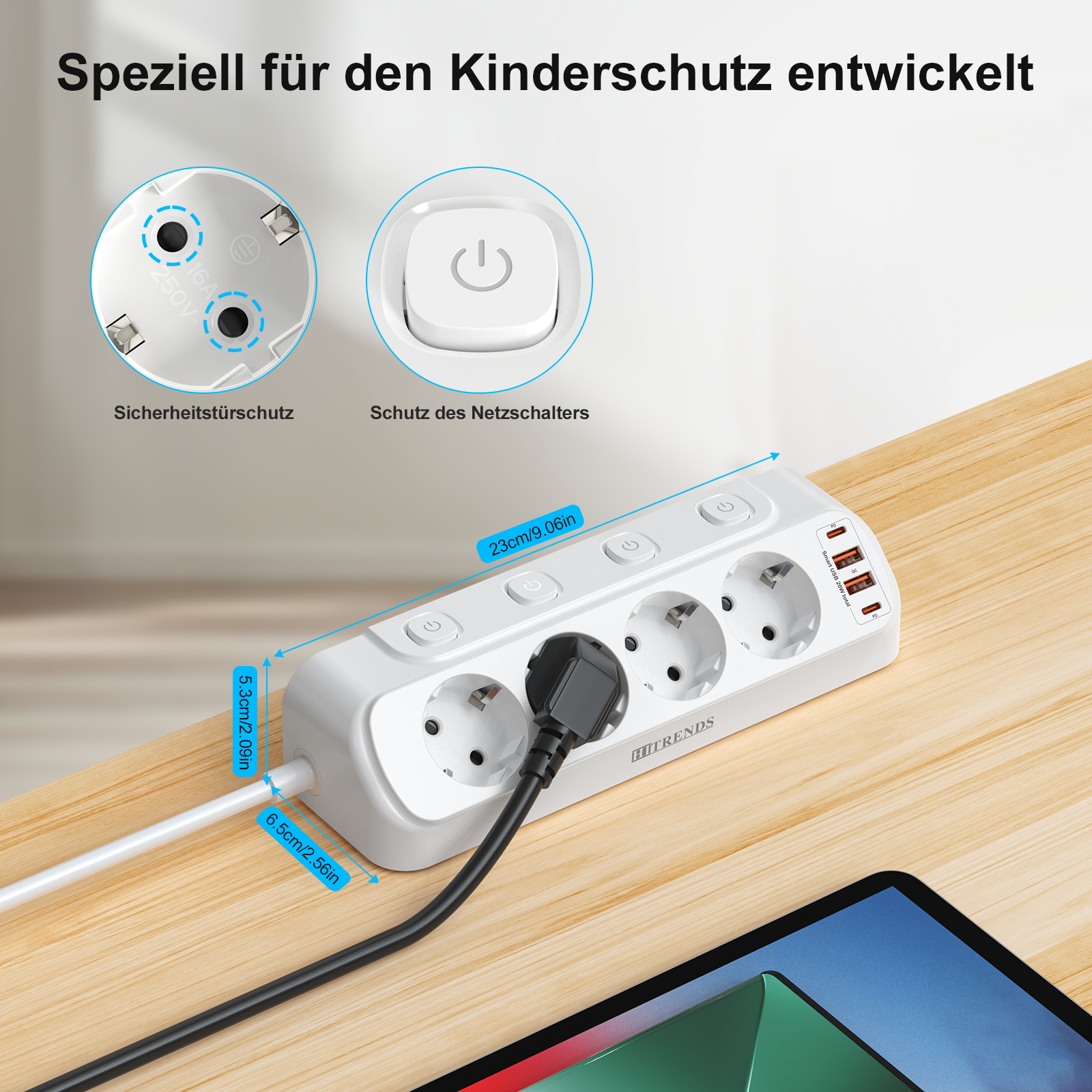 Eu plug Multi-function power b - Cable Lock Combination avaliação e preço